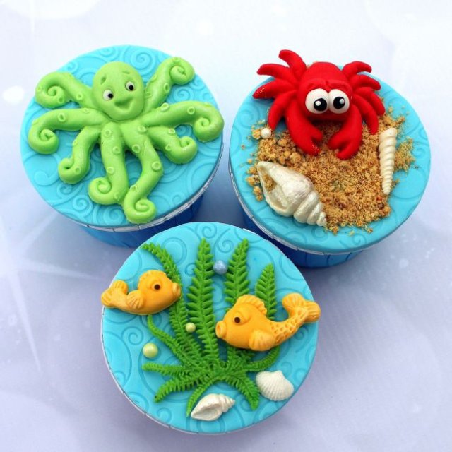 Silikonová formička na fondán chobotnice Katy Sue